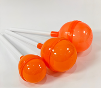 Capsule en forme de sucette 11*15cm avec base, décoration de fête pour enfants, distributeur de bonbons et jouets