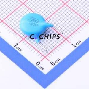 Condensador de Seguridad DCF332M36Y5VQ6WL7A2, Componente de Orificio Pasante (THT), P=7.5mm 3.3nF 20% 250V/400V X1, Y2 - Product Image 1