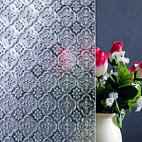 Vidrio templado con estampado floral, 2440mm x 1830mm, 3mm, 4mm