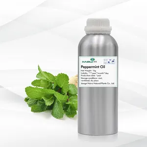Fabrika toptan toplu gıda sınıfı nane yağı galon private label ücretsiz örnek saf doğal organik nane yağı saç için