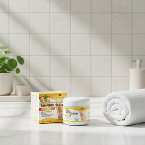 Crema Reductora de Grasa Abdominal Orgánica Más Vendida de Fábrica OEM, Gel Caliente Adelgazante con Jengibre, Crema Anticelulitis de 7 Días - Product Image 5