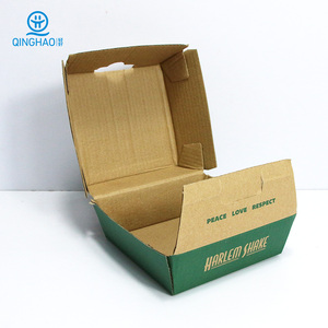 Caja <span class=keywords><strong>de</strong></span> Papel para Hamburguesas Desechable con Logotipo Personalizado, Impresa, Ecológica, <span class=keywords><strong>de</strong></span> Grado Alimenticio, con Laminación Brillante/Mate para Empaque <span class=keywords><strong>de</strong></span> Sushi y Hamburguesas - Product Image 2