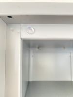 Casier de vestiaire multifonctionnel avec serrure, casier de rangement en acier