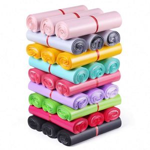 ถุงขยะกันน้ำแบบมีกาวในตัว Jun Yao พิมพ์โลโก้ได้ตามต้องการ สำหรับใช้ในครัวเรือน บรรจุภัณฑ์สำหรับส่งพัสดุด่วน ถุงส่งไปรษณีย์ - Product Image 1