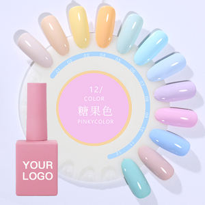 Vernis Gel UV Permanent Vegan Macaron Sans HEMA à Base d'Eau Non Toxique Écologique Longue Durée DIY Flacon de Vernis à Ongles Designer - Product Image 4