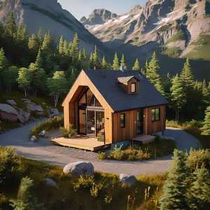 Villa préfabriquée optimale en termes de valeur R pour les zones montagneuses et les régions froides - Product Image 1