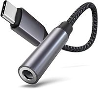 Dajiang Personnalisé 3.5mm Aux USB C Audio Jack Adaptateur Dongle Câble Type C Aux Convertisseur pour Mobile Nylon OEM