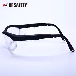 Lunettes de sécurité teintées noires transparentes réglables Lunettes de protection des yeux - Product Image 2