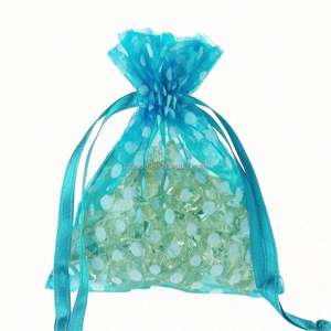 Bolsa de Regalo de Primera Comunión Promocional Reciclable, Encantadora Organza con Cruz Plateada, con Serigrafía para Personalización - Product Image 6