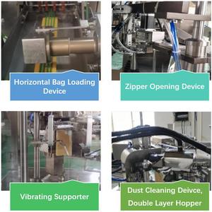 Gloex tốc độ cao ROTARY loại tự động PREMADE Túi máy đóng gói đứng lên dây kéo túi máy đóng gói - Product Image 5