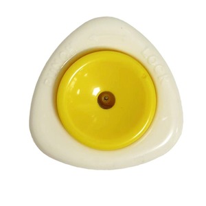 Egg Beater Manual Egg Cracker Tool For DIY Egg Piercing Convenient Use <b>White</b> And Yellow Color - Product Image 5