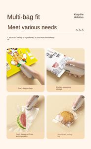 Machine de scellage intelligente 2-en-1 pour la maison, scelleuse thermique portable pour sacs et emballages alimentaires en plastique, idéale pour les snacks - Product Image 5