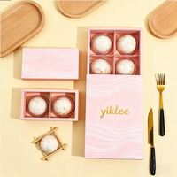 Boîte Cadeau Personnalisée pour le Festival des Gâteaux de Lune, Emballage en Papier Pliable pour Pâtisserie à la Crème et Pain Cuit