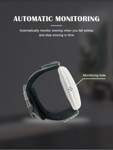 Vente flash : Bracelet anti-ronflement, dispositif d'aide au sommeil, dispositif anti-ronflement automatique, changement de position de sommeil, contrôle du son, dispositif anti-ronflement - Product Image 4