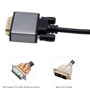 Кабель Mini DisplayPort-DVI-D 1080P Full HD с алюминиевой изоляцией и позолоченным адаптером для MacBook, Surface, мониторов и проекторов - Product Image 4