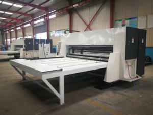 Nouvelle machine d'impression, découpe et rainurage de cartons semi-automatique à alimentation par chaîne, monochrome - Product Image 6