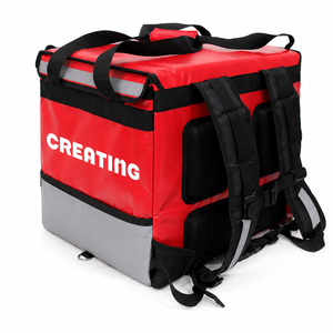 Mochila de Reparto de Comida Plegable Aislada de 600D con Logotipo Personalizado, Bolsa Térmica Impermeable Reflectante para Pizza, para Motociclistas - Product Image 5