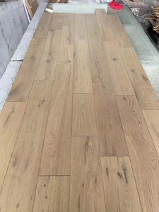 Plancher en bois <span class=keywords><strong>massif</strong></span> de chêne blanc européen, brossé, finition UV, pour intérieur, idéal pour salon - Product Image 5