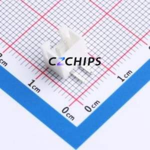 W2542100-2PW2113 Wire-to-Board Pin Header Bent Lead Through Hole,P=2.54mm Connector 1x2P 2.5mm Right Angle Insert XH - Product Image 1