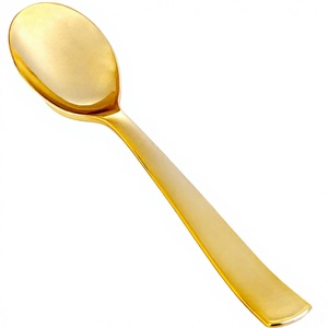 Gold Plated Tea Spoon With Long Handle <b>Mirror</b> Polish Modern Design Durable Metal Utensil For Party Use - Product Image 3