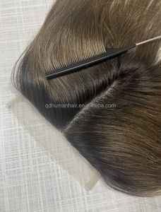 공장 도매 레이스 토퍼 5x5 유럽 처녀 인모 사전 컬러 메쉬 통합 폐쇄 - Product Image 4