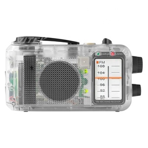 <span class=keywords><strong>La</strong></span> prisión de <span class=keywords><strong>la</strong></span> cárcel uso transparente claro caso multibanda Mini FM bolsillo receptor de Radio de onda corta - Product Image 2