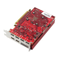 Carte graphique RX360 4GB 6 interface Plusieurs sorties d'écran GPU PC Desktop Applied Securities Industry Independent Graphics Card