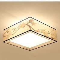 Plafonnier LED Moderne en Fer avec Télécommande, AC, CRI 90 élevé, IP33, pour Maison, Bureau, Chambre, Salle à Manger, Salon, Porche