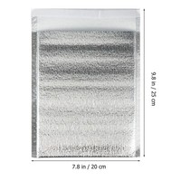Sac de livraison personnalisé en mousse Epe feuille d'aluminium Sacs isolants portables en feuille d'aluminium paquet isolé