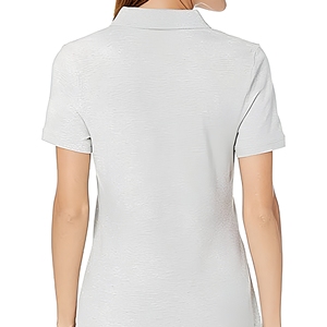Polo de golf pour femmes, logo personnalisé, manches courtes, 100% polyester, séchage rapide, haute qualité, vente en gros, polo de sport - Product Image 3