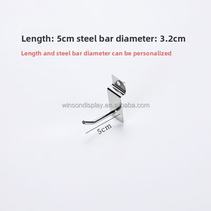 Wholesale High Quality Slat Wall <b>Display</b> <b>Hook</b> Manufacture's Best Shop Accessories - Product Image 5