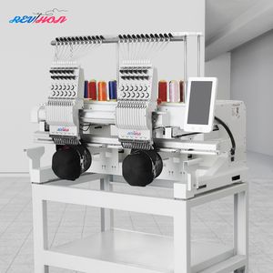 เครื่องปักผ้า REVHON 2 หัว สำหรับงานปักเสื้อผ้า กระเป๋า ป้าย ผ้าลูกไม้ โรงงาน<span class=keywords><strong>จีน</strong></span>สำหรับงานพาณิชย์ - Product Image 2