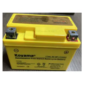 YTX7L-BS 12โวลต์<span class=keywords><strong>7Ah</strong></span> รถจักรยานยนต์แบตเตอรี่พลังงานกีฬาแบตเตอรี่<span class=keywords><strong>ราคา</strong></span>โรงงาน - Product Image 4