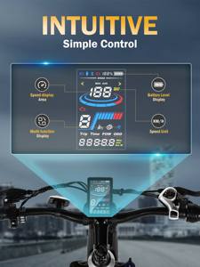 Actbest 2.0 Vélo électrique à pneus larges longue portée Ranger, livraison gratuite aux États-Unis, Vélo électrique à pneus larges longue portée Ranger 2.0, 2.0 - Product Image 4