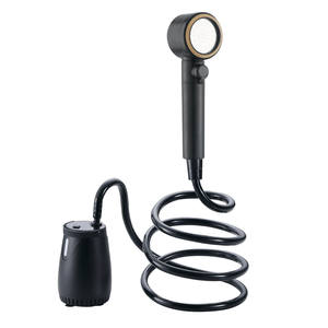 Cabezal de Ducha Portátil Recargable para Exteriores de 8000MA con Manguera Flexible para Uso en Dormitorios - Product Image 1