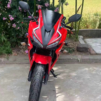 Motocicleta Deportiva CBR500R, Excelente Estado. Motor Bicilíndrico de 500cc Refrigerado por Líquido, Frenos ABS y Pantalla Digital, Totalmente Funcional