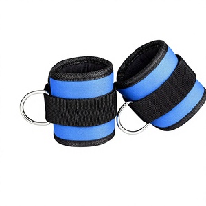 Sangle de Résistance pour Cheville en Néoprène et Spandex avec Attache Câble et Fermeture Auto-agrippante Réglable pour Entraînement du Bas du Corps - Product Image 1