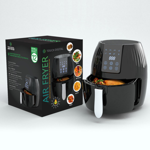 Freidora de aire eléctrica con logotipo personalizado, Horno de convección Digital, sin aceite, saludable - Product Image 5