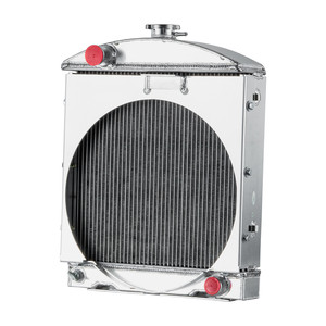 Radiateur de refroidissement en aluminium robuste GTGMOTO à <span class=keywords><strong>4</strong></span> rangées, ensemble de remplacement B275 B414 424 <span class=keywords><strong>444</strong></span> 354 364 pour tracteur Case IH - Product Image 1