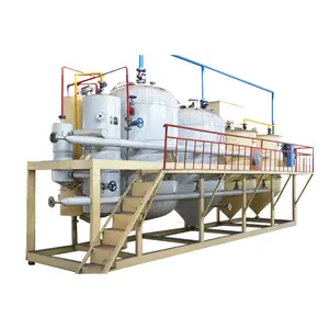 Low power edible oil refinery machinery cooking oil refining plant vegetable oil refining machine in Nigeria