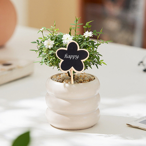 Hot bán gỗ mini bảng đen dấu hiệu làm vườn nhà máy nhãn mọng nước bảng tin - Product Image 3