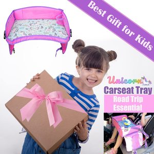 Free sample Portable Oxford Material Lap <b>Desk</b> For Kids For Airplane Travel Kids Play And Seat Organizer With Storage Function - Product Image 2