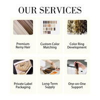 Extensions de cheveux Remy Nano Ring, mèches balayage à pointe nano, double épaisseur, qualité salon, en cheveux humains