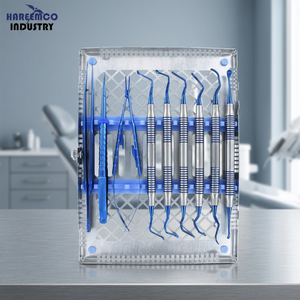 Kit de Instrumentos de Microcirugía Periodontal VISTA 2 de Titanio Azul, 9 Piezas, Marca Personalizada, Clase I, Aprobado por CE, 1 Año de Garantía - Product Image 3