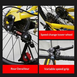 Bicicletta da Montagna per Bambini 8-15 Anni con Freni a Disco e Telaio in Acciaio, Ruote da 20/22 Pollici, Vendita all'Ingrosso Transfrontaliera - Product Image 2