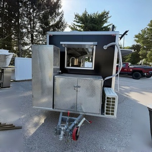 Camion de restauration mobile 20 pieds abordable et équipé pour hot-dogs, chariot de restauration rapide, remorque de cuisine mobile à vendre aux États-Unis - Product Image 2