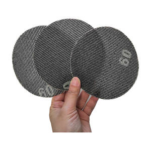 5 "sillicon Carbide Màn hình mài mòn lưới vuông chà nhám đĩa với móc và vòng lặp vật liệu sợi - Product Image 4