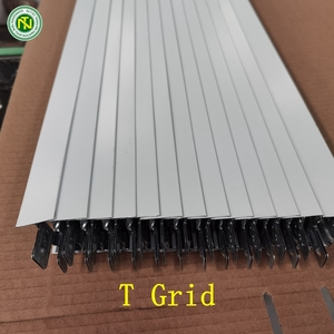 Nuevos productos, componentes de rejilla en T para techo, barra en T pintada en blanco de <span class=keywords><strong>quilla</strong></span>, accesorios de techo falso suspendido - Product Image 5