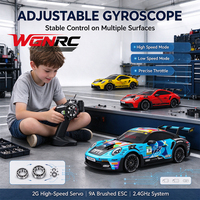 WGNRC PO4302 1/43 Modèle de voiture RC miniature de qualité hobby, Voiture de course RC miniature de bureau, Voiture RC miniature de poche, Voiture RC miniature légère haute vitesse