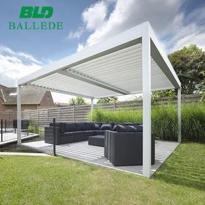 Australie jardin abat-jour <span class=keywords><strong>orientable</strong></span> pergola capteur de pluie vergola toit à persiennes système - Product Image 1